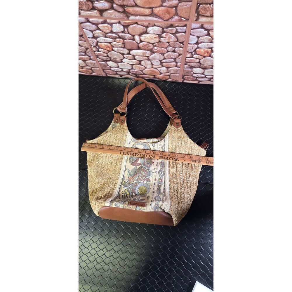 Sakroots Roma Straw Shopper - Picture 8 of 11